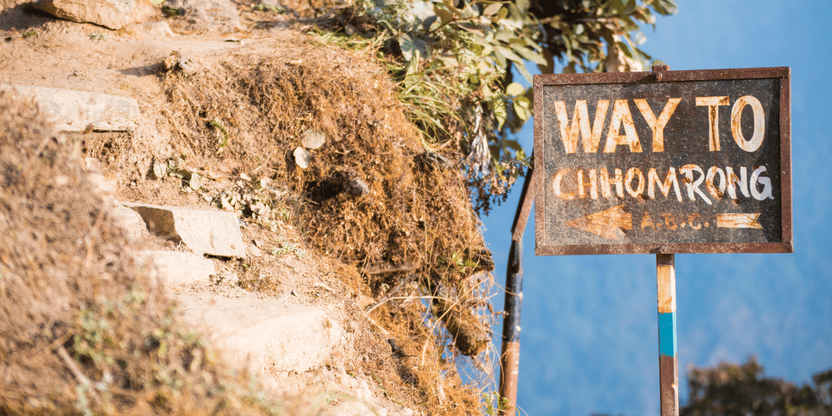 Way to Chhomrong Image